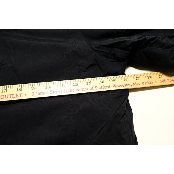 L.L. Bean womens black jacket fleece lined XL reg O FG76 snow ski winter SEE - Picture 6 of 8